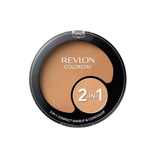 Revlon ColorStay 2-in-1 Compact Makeup & Concealer, Warm Golden